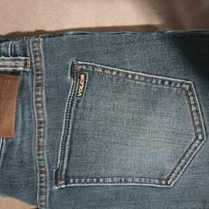 Volcom Blue Jeans with Classic Fit and Durable Fabric
